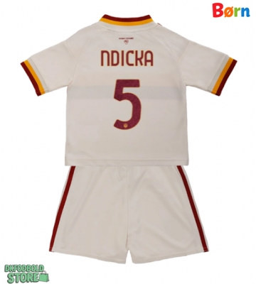 AS Roma Evan Ndicka #5 Replika Babytøj Udebanesæt Børn 2026-27 Kortærmet (+ Korte bukser)